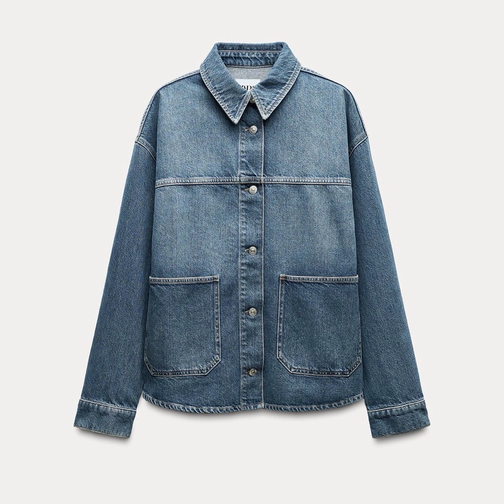 Zara Classic Denim Overshirt